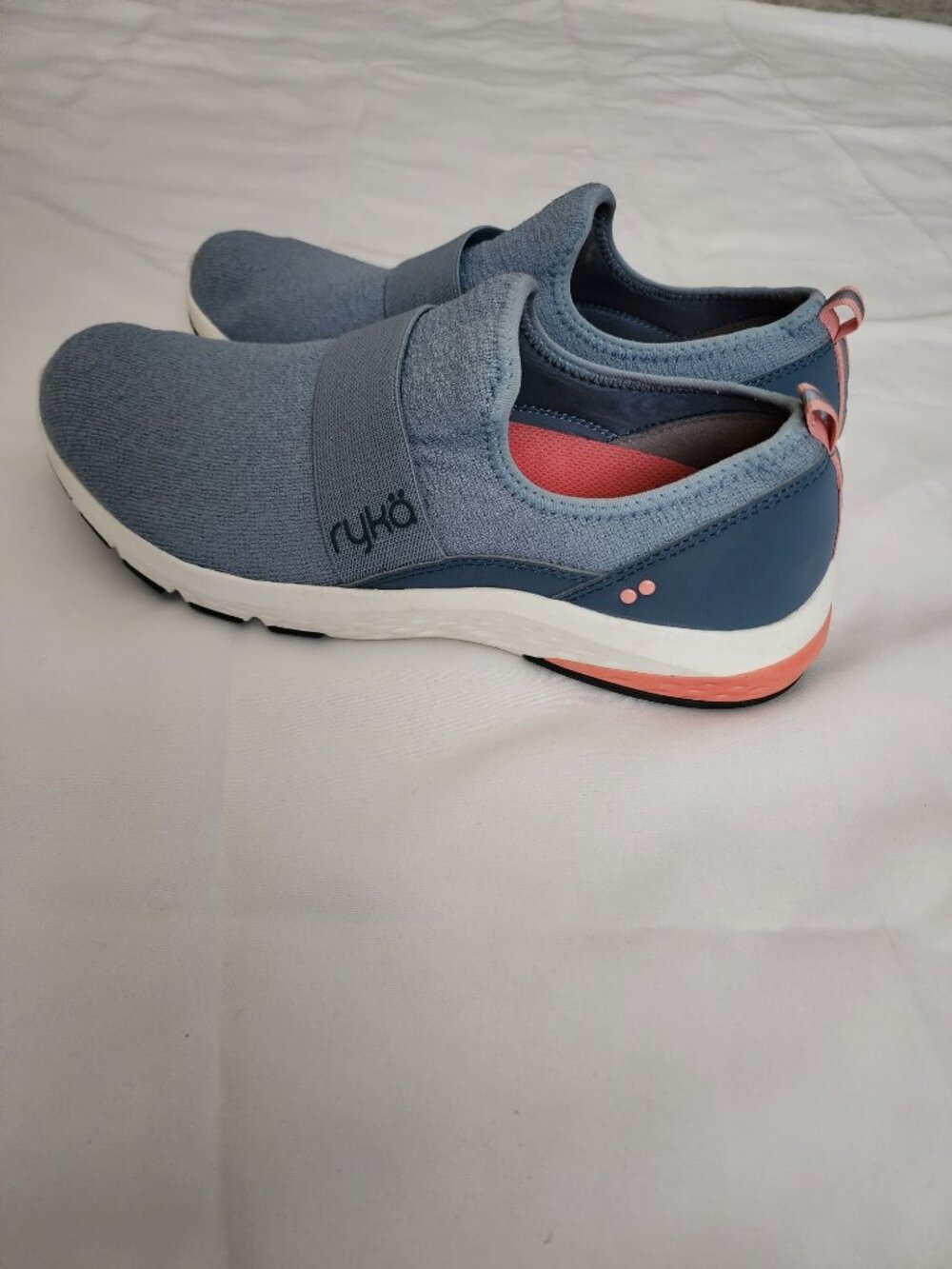 Ryka Women's Citadel Blue Easy Going Slip-On Sneaker Walking Trainers Size 10W - Picture 11 of 16